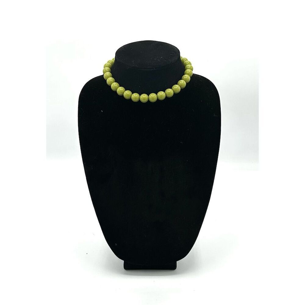 Vintage Green Beaded Necklace Fashion Jewelry for Women - Picture 1 of 3